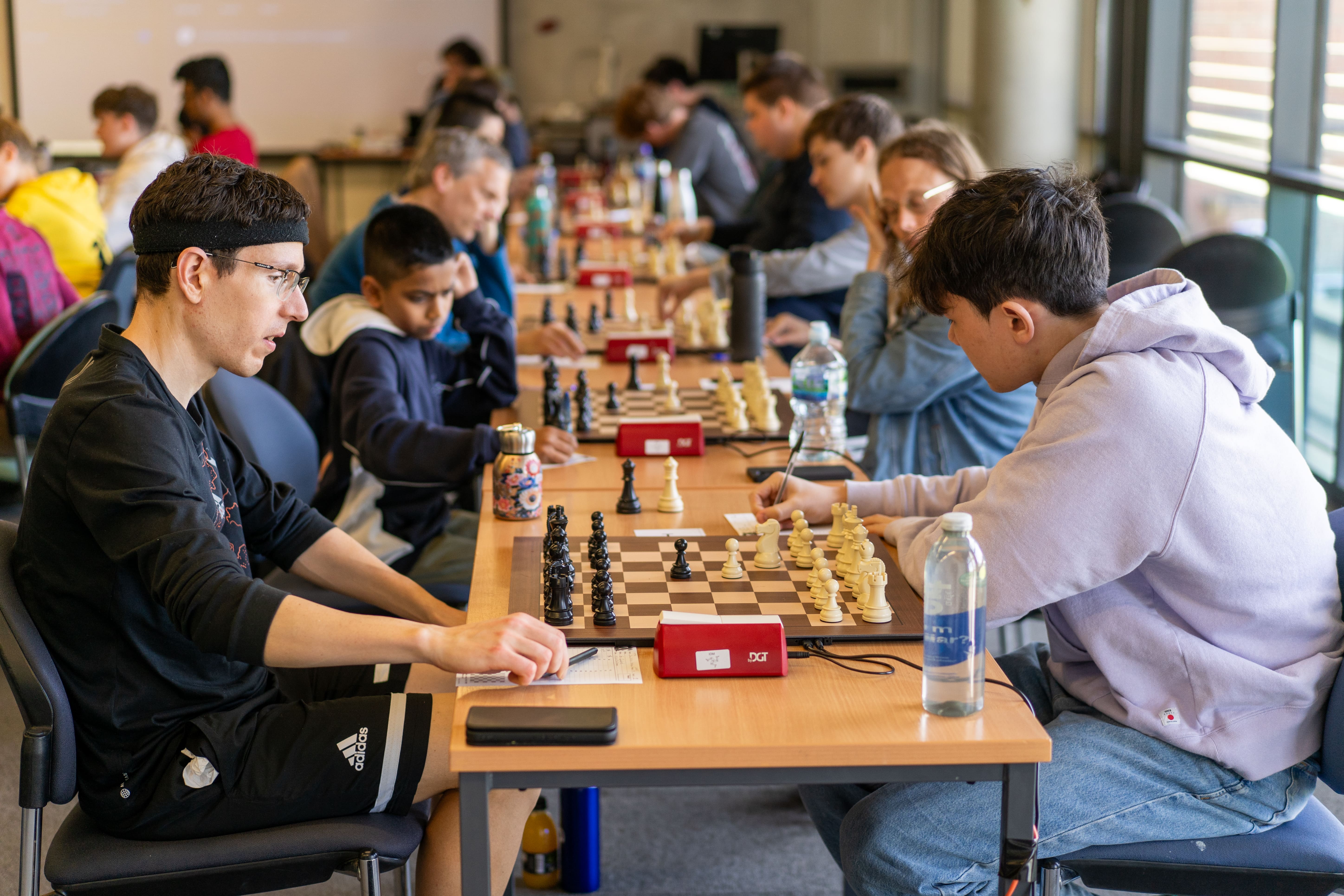 Prize giving ceremony at the Sussex University Chess Congress