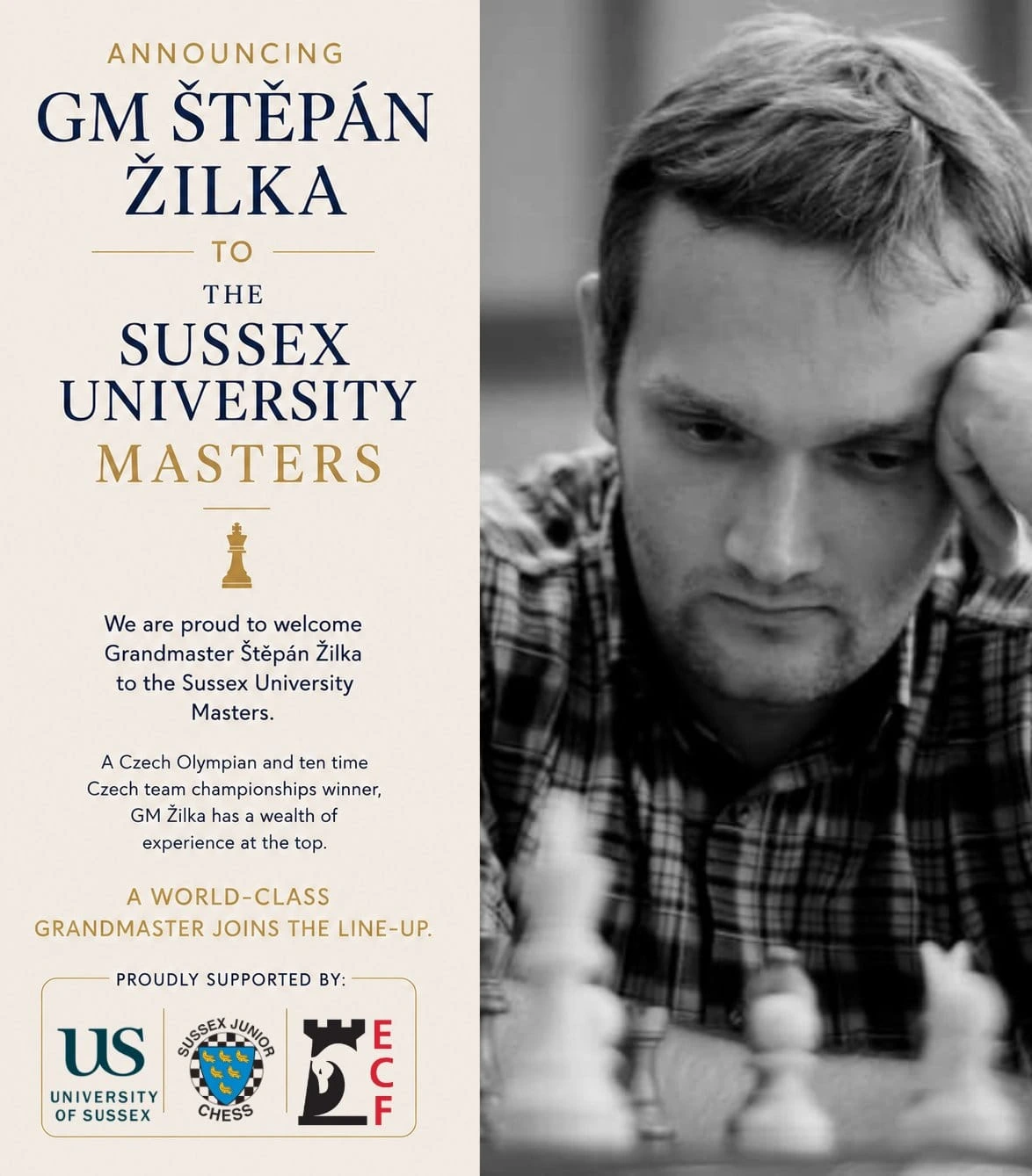 Announcing GM Štěpán Žilka to the Sussex University Masters